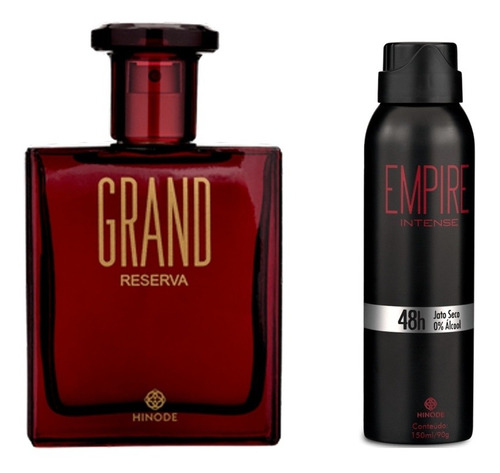 Kit Men Perfume Grand Reserva. Desodorante Empire Intense.