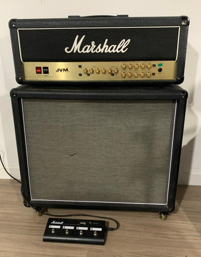 Amplificador Marshall Jvm 210h Made In England + Caixa 2x12