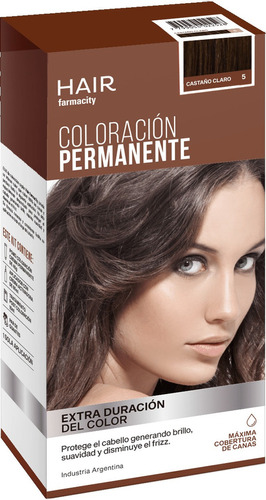  Kit Coloración Capilar Farmacity 5 Castaño Claro