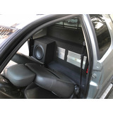 Caixa De Subwoofer + Rack Amplificadores - Fiat Strada Ce