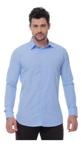 Camisa Social Masculina Slim Fit Luxo Pronta Entrega Promoçã