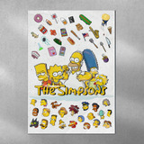 Poster The Simpsons - Tamaño A4 Sitcoms