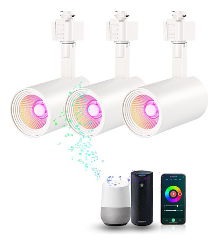 [paquete De 3] 11w Smart Wifi Led Focos De Iluminación...