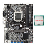 Placa Base Minera B75 De 8 Gpus+cpu I5 3470, 8 Usb 3.0 A Pci