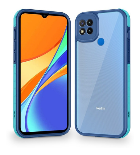 Funda Para Xiaomi Protección Cámara Acrílico Rígido Bicolor