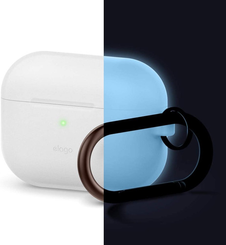 Estuche De Silicona Para AirPods Pro Elago Con Arnés Luminos