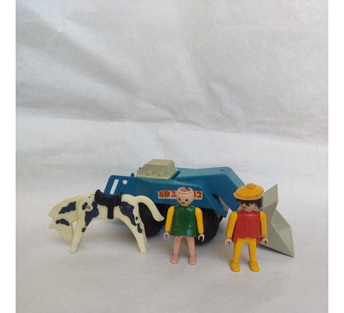 Lote 4 Figuras Playmobil Caballo Playmo Space Vintage