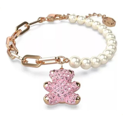 M. Pulsera N Teddy, Oso, Rosa, Baño En Tono De &zl034 De /