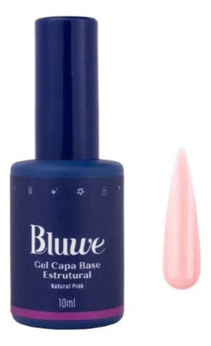 Capa Base Estrutural Natural Pink 10ml - Bluwe