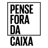 Adesivo De Parede Pense Fora Da Caixa Frase Motivacional