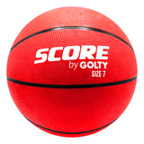 Balón Balóncesto Score By Golty Cuacho No.7-rojo/negro