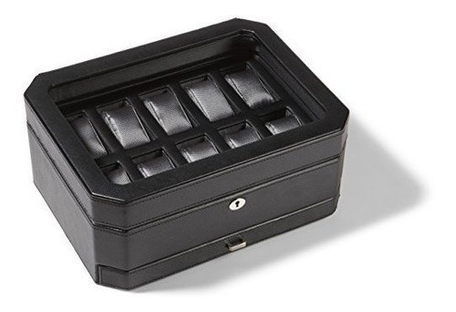 Caja Para Reloj De 10 Piezas Lobo Windsor Con Cajon Contempo