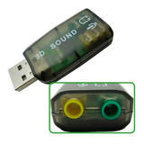 Tarjeta Sonido Externa 5.1 Audio Usb 3d Sound Alta Calidad