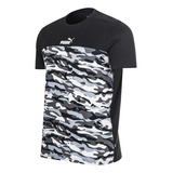 Remera Puma Essentials Block Camo Negra Solo Deportes