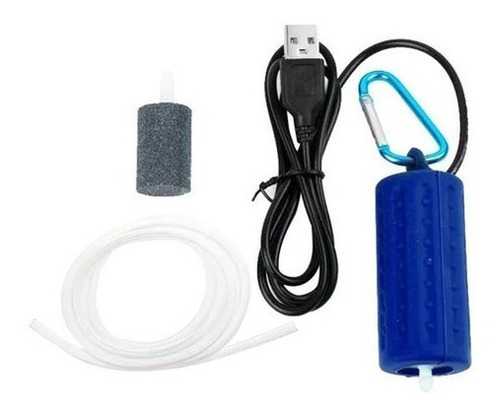 Compressor De Ar Usb Pratico Oxigênio Aquário Peixes