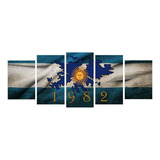 Cuadro Escalonado  Bandera Malvinas 4068