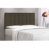 Painel Cabeceira Cama Casal Queen Inovare 160cm - 4 Cores Cor Marrom