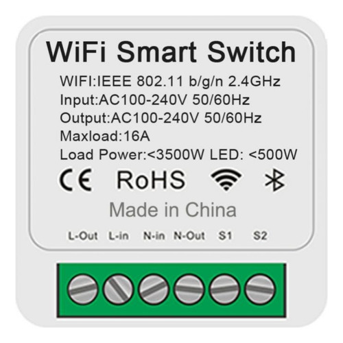 Smart Switch Interruptor Inteligente Alexa Google  Rm2.4g