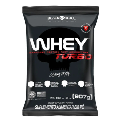 Suplemento en pó Black Skull Caveira Preta- Proteínas de Whey sabor chocolate x 907g | MercadoLivre