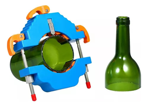 Cortador De Botellas De Vidrio Para Vino Y Cerveza - Azul 1u