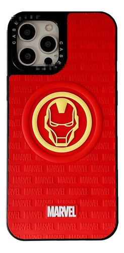 Funda De Silicona Para iPhone Con Diseño De Iron Man