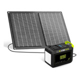  Generador Solar Camping, Estación Energía Portátil De 88 Wh