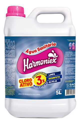Agua Sanitária 5l Harmoniex