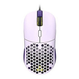 Mouse Gamer Hasta 16000 Dpi 8 Botones Rgb Violeta
