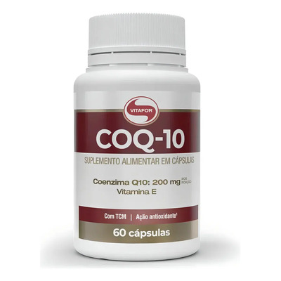 Coenzima Q10 200mg 60 Cápsulas Vitafor | Frete grátis