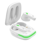 Auriculares Inalambricos Gamer Inear Celular Pc Noga Ngx-6 Color Blanco