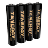 Tenergy Baterias Aaa Recargables Pro De Alta Capacidad, Bate