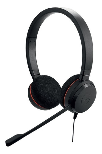 Headset Jabra Evolve 20 Ms Stereo Hsc016 Black