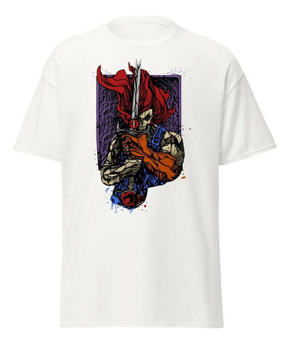 Playera Leono Calaca Con Espada Del Agurio Thundercatz