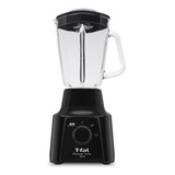 Licuadora T Fal Powermix 4 Cuchillas + Vaso Vidrio 1.75l Color Negro