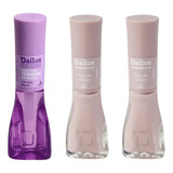 Kit 2 Esmaltes Dailus Taça De Cristal E Top Brilho 7ml