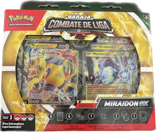 League Battle Deck Miraidon Ex Pokemon Tcg Español/ingles