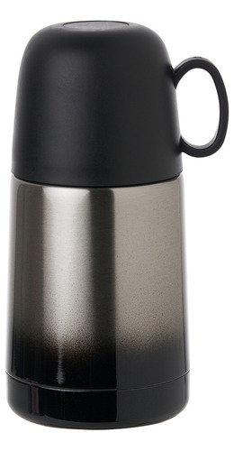 Garrafinha De Água Café Térmica Pequena Inox 250 Ml Squeeze Cor Cinza Inox