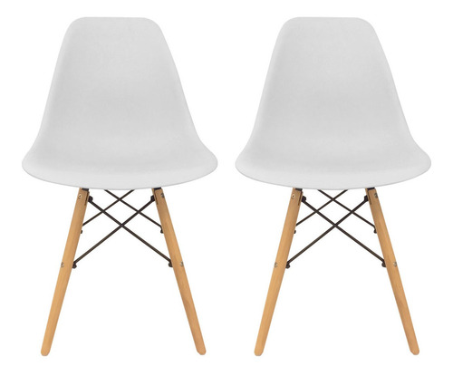 Silla Eames X 2 Dsw Diseño Moderno Sillas Oferta