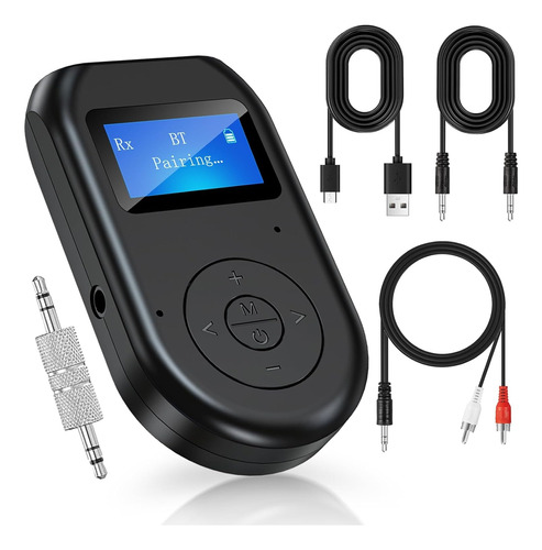 Receptor/transmisor Lcd Bluetooth5.0 Car Adapter 4 En 1