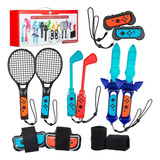 Vosinrly Switch Sports Accessories Bundle, 12 In 1 Family S.