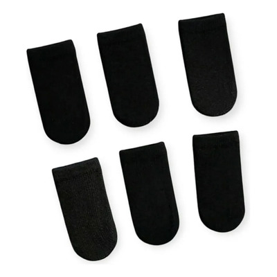 6 Pzs Dedales Dedos Fundas Gamer Touch 3 Pares Negro | MercadoLibre
