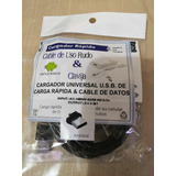 10 Cargador 5v 2a Combinados V8 Ó De Tipo C iPhone Mayoreo