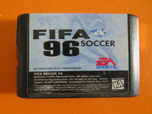 Juego Sega Fifa Soccer 96