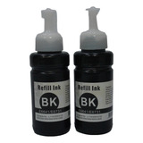 2 Botella Tinta Negro Alternativo 664 L375 L380 L395 L396 Bk