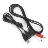 Cable De Extensión Usb Aux Estéreo Hembra A 2 Rca De 3,5 Mm