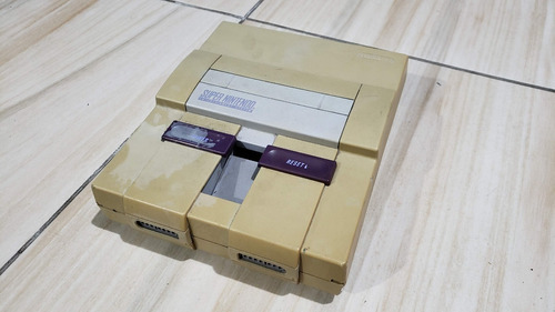 Super Nintendo Fat Nacional Só O Console Defeito Tela Preta! G4