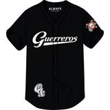 Camisola Jersey Guerreros Oaxaca M1 Negro Ch M G Eg 2eg