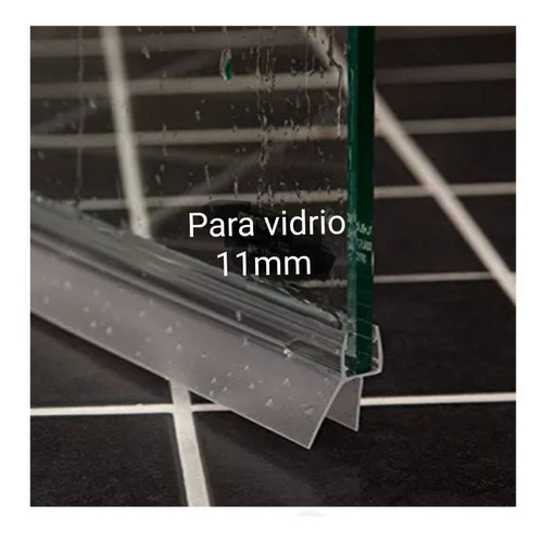 Burlete Para Mampara Y Vidrio Blindex De 11mm(tirax1,10mt)