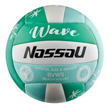 Pelota Nassau De Volley Wave N°5 Soft Touch Verde