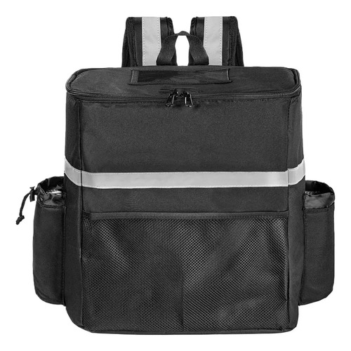 L Mochila Uber Eats For Reparto A Domicilio Negra Impermeable | Meses sin interés